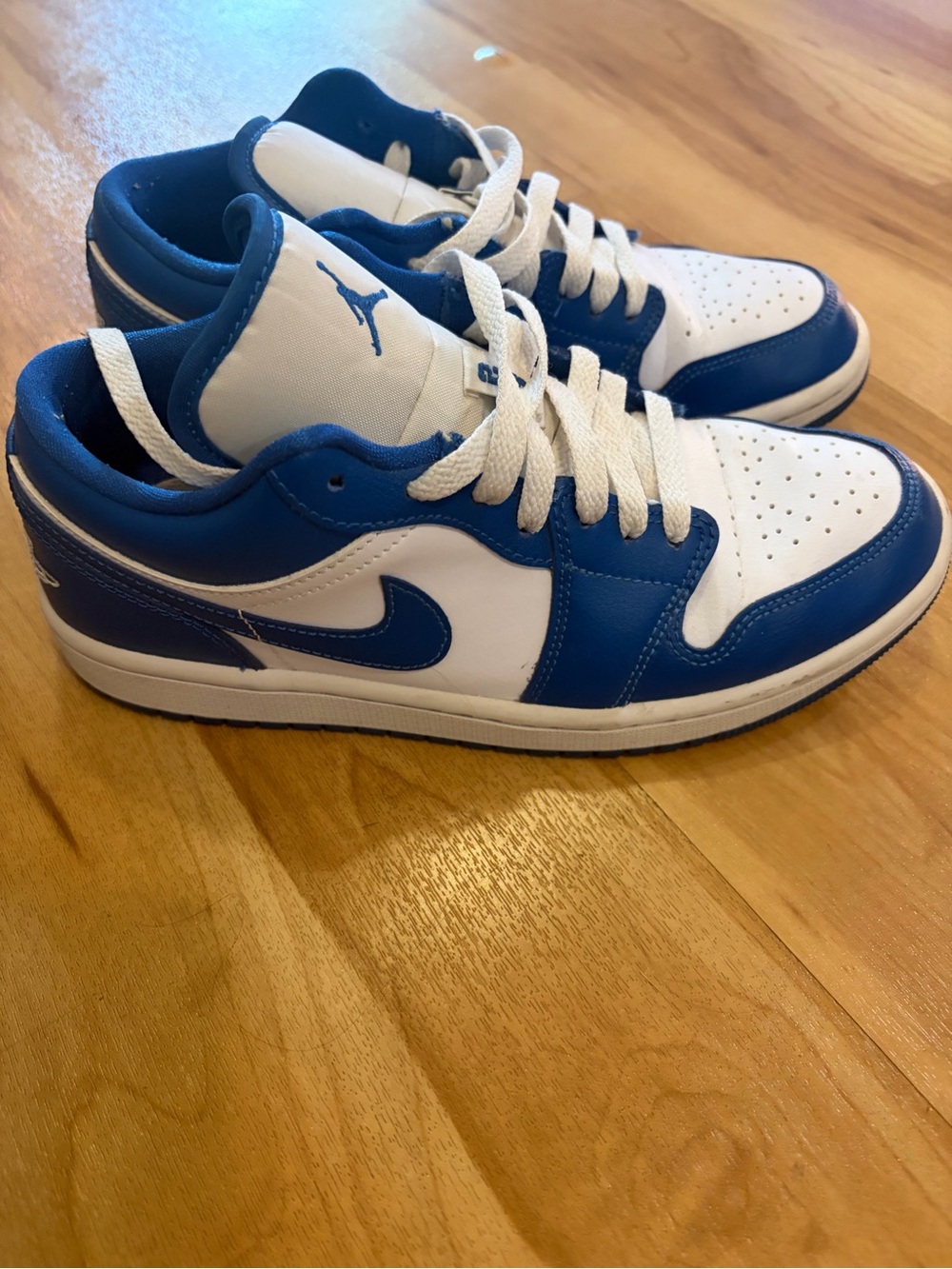 Nike Low Top Sneakers - White & Blue